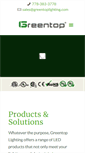 Mobile Screenshot of greentoplighting.com